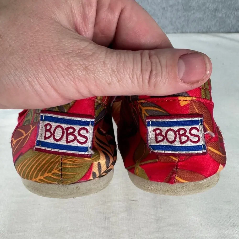 Bobs by Sketchers Woman's sz 6 Worls Botanical Gardens Close Toe Espadrille - Picture 8 of 9